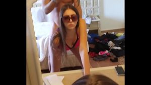 Tall Brunette fucks photographer