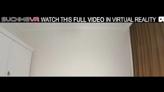 Beautiful brunette Alice Lee moans and has great fun with a big dildo in VR.