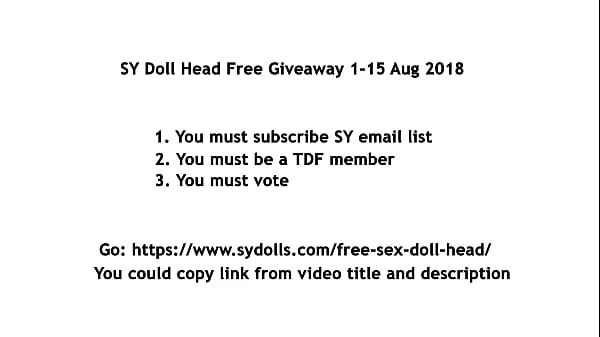 Don’t Miss Free Sex Doll Head!!!