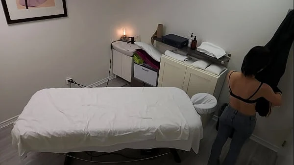 Petite Japanese girl was seduced, and fucked twice during massage