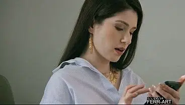 Sexy office worker seduces her colleague to fuck after work FERR-ART
