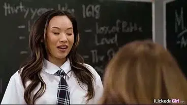 Teacher Jayden Cole caught her teen students Kimmy Kimm and Nicole Rae fingering their pussy and squirting.The milf joins and licks their shaved pussy