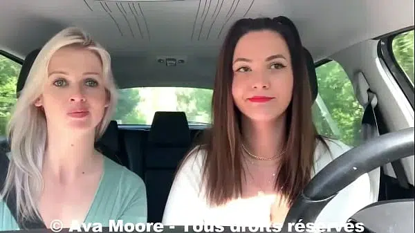 Deux Salopes Francaises Suce Un Inconnu Au Hasard prés d’Une Route! Le Mec Excité leur Sperme Sur Leur Visage!