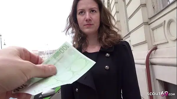 GERMAN SCOUT – Schuelerin Alessandra auf der Strasse angesprochen und ohne Kondom gevoegelt