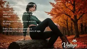 I love autumn and sucking grandpa’s cock in the bushes [AI]