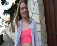 Public Agent Martin Gun Nikki Riddle Blonde Bombshell Gets Fucked In The Shed