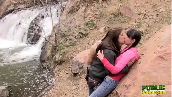 PublicHandjobs – Laura Coryander and Miatsu Kumiko have some girl-girl and handjob fun in the great outdoors at a national park with a complete and total stranger