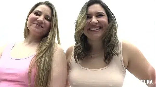 PutaLocura – Las culonas Ana Bad y Aria follando y tragando lefa en creampie gangbang