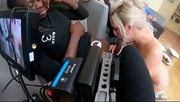 Real Behind the Scenes Anal : Intense Double Penetration Action with 4 Guys and Ebony