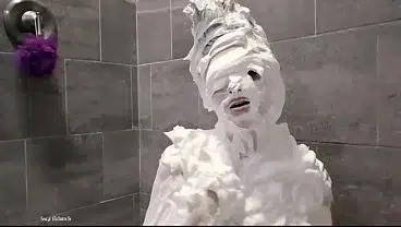 Sage Eldritch Pied Face: WAM Shaving Cream Pies