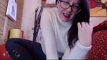 SNEER & SWEAT: Nicoletta Humiliates Her Slave on a Video Call