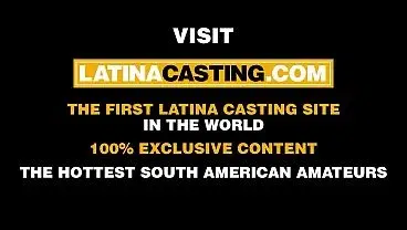 This shy LATINA AMATEUR acted shy but betrayed her boyfriend fast – Latina Casting