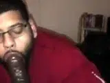 Big Black Cock Blowjob by Amateur Dick Gobbler