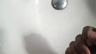 Big black cock | Quick cum at work