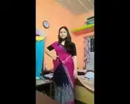 BeautifulCute Girl Taking Off Her Blouse Showing Her Boobs