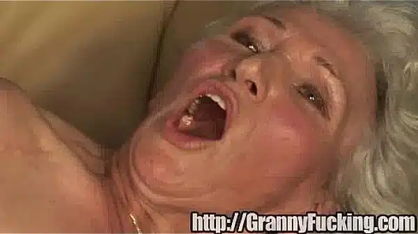 Big dick black man fucks Granny Norma