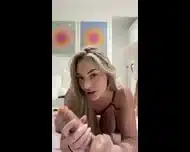 Busty Girl Dildo Masturbation