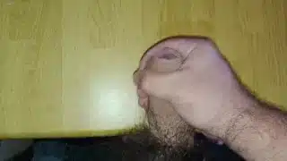 cumshot on table, solo masturbation jackoff