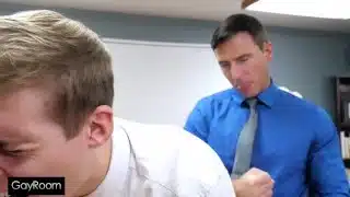Detention Twink Gets A Fat Cock Wedged Up His Ass As Punishment