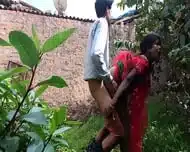 HInDIPP Indian Village Hot Bhabhi In Red Saari Outdoor Porn Video