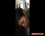 Indian Girl Gives Her Husband A Blowjob