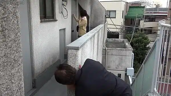 Japanese femdom sherry in uniform trains a man