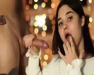 New Year’s Eve Party With A Big-Titted Brunette Teen
