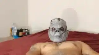 Monster Frankenstein Zombie uses fleshlight for a blowjob part 2